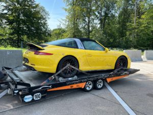 Bergung & Transport Wasserschaden Porsche