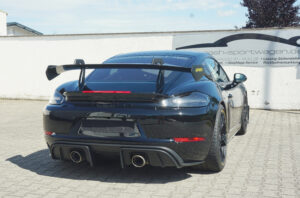 Porsche Black Cayman 718 GT4 RS