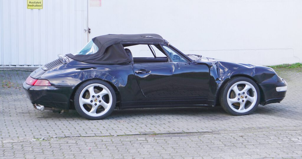 Unfall Porsche Carrera 993 Cabrio Ankauf
