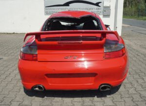 Überschlag Porsche 996 Gt2 Indischrot