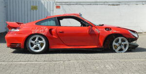 Unfall Porsche 996 Gt2