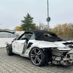 Unfall 997 Turbo PDK Heck links 2011 weiss