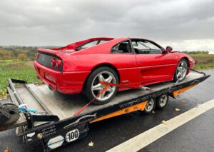 F 355 Transport Unfallwagen Abholung