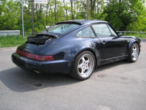 Heckschaden 964 Carrera 2 Nachtblau