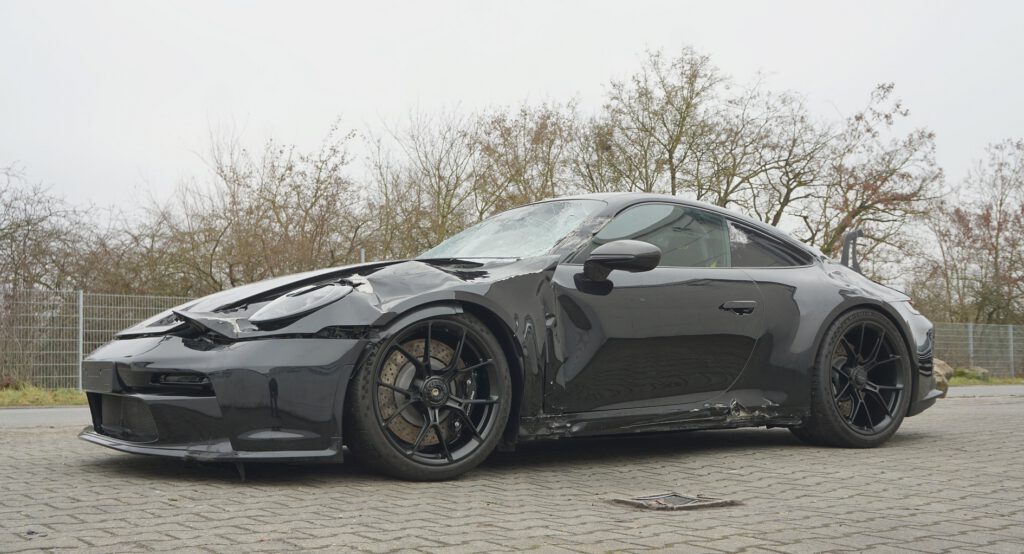 Unfall Porsche 911 GT3
