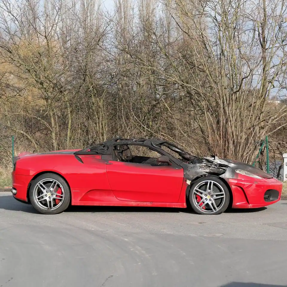 Garagenbrand Restwertabwicklung Ferrari F 430 Spider 2006