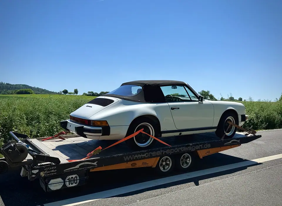 911er Ankauf 3.2 Carrera Cabrio in Grand Prix Weiß