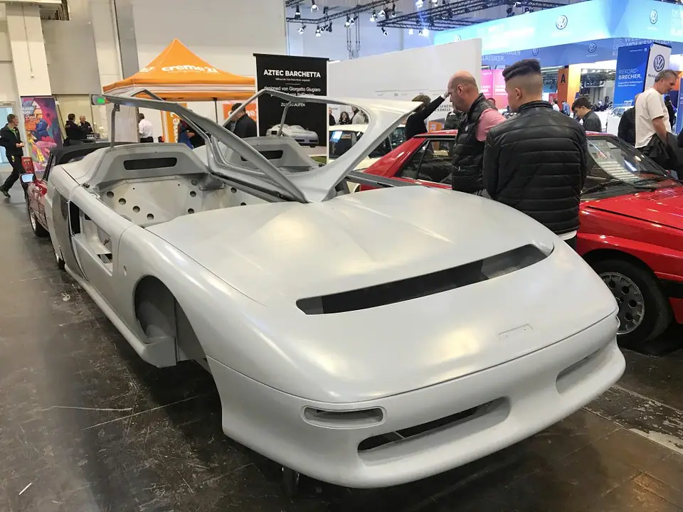 Aztec Barchetta Roadster neue Rohkarosse- Chassis Techo Classica – Messe Essen 2019