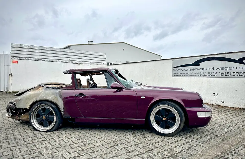 Brandschaden 964 Carrera