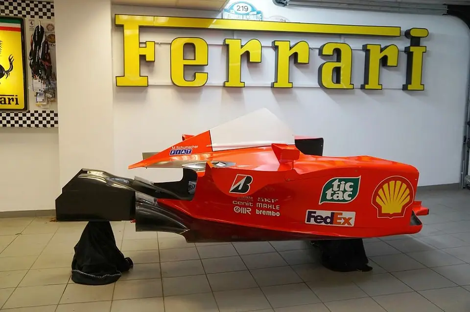 Formel 1 Chassis Michael Schumacher 2001 Crash-sportwagen Youtube