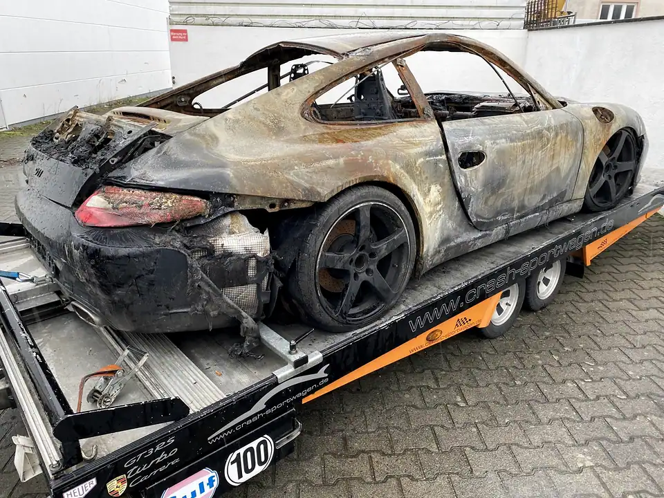 997 Porsche hänger abholung