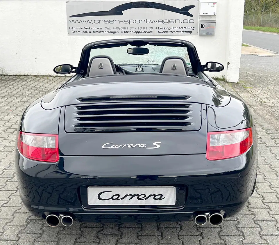 Carrera S 3.8 Unfallcabrio 2006 Black Convertible Ankauf