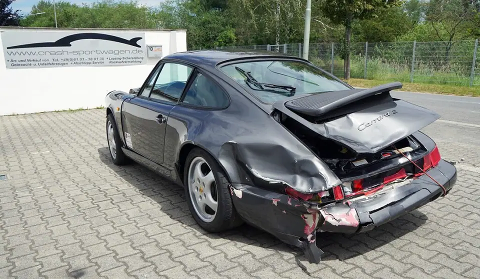 Schiefergrau Metallic Unfall 964 Carrera 2
