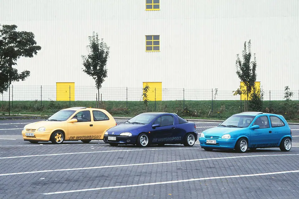 Opel Tuning BCW Steffan mit TÜV Gutachten HA 10Jx14 mit 255/35VR14 möglich