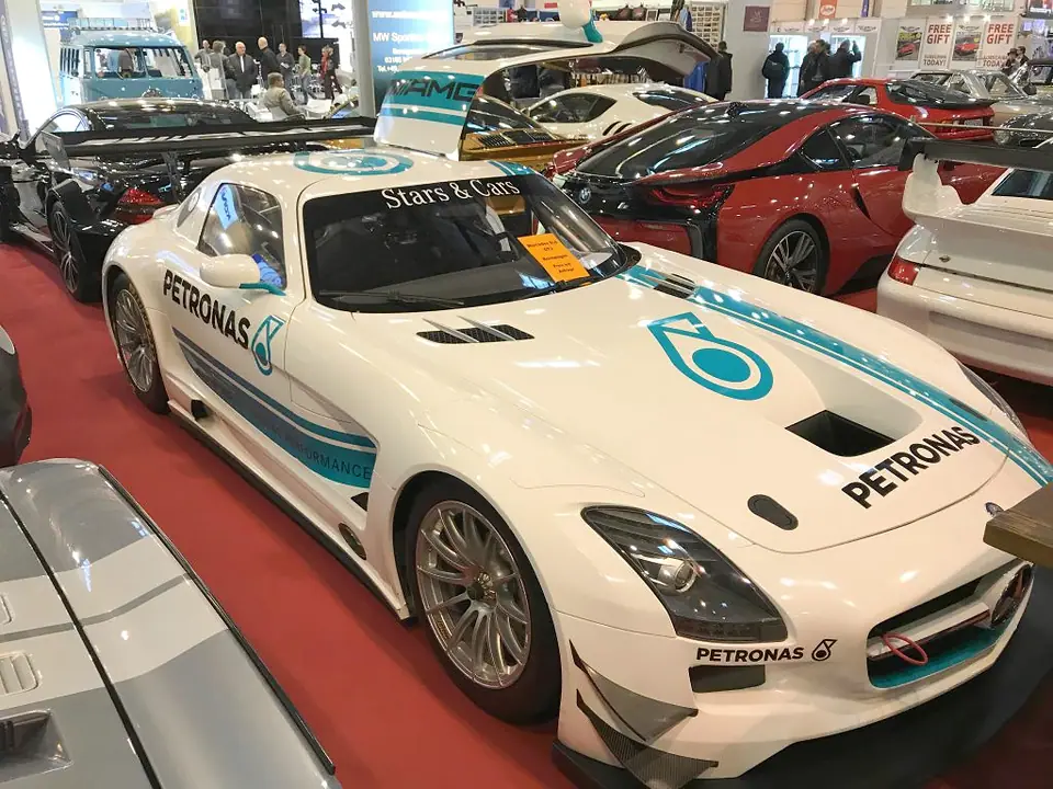 Rennwagen Mercedes SLS