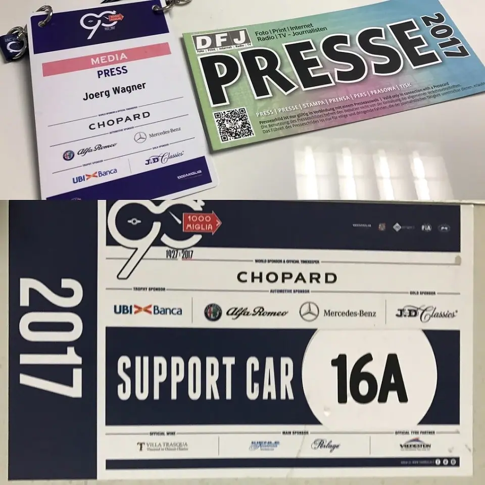 Mille Miglia 2017 · Support CAR Porsche 997 Turbo