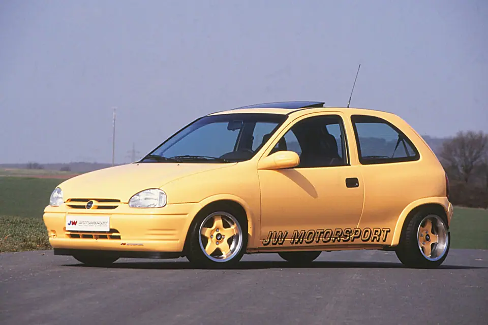 Opel Corsa B · JW Motorsport Gewindefahrwerk