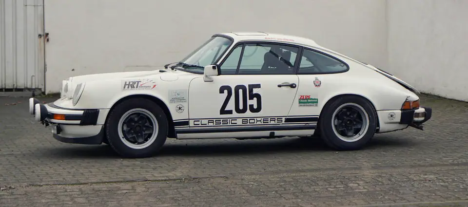 Classic-Race Car Rallye gesucht 911 Coupe Grand Prix weiss Spezial Umbau Wettbewerbsporsche Rallye