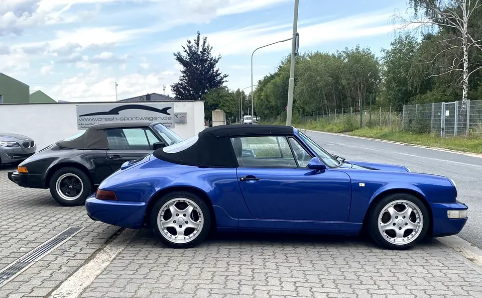 964 Carrera Cosmosblau Metallic Cabrio Ankauf