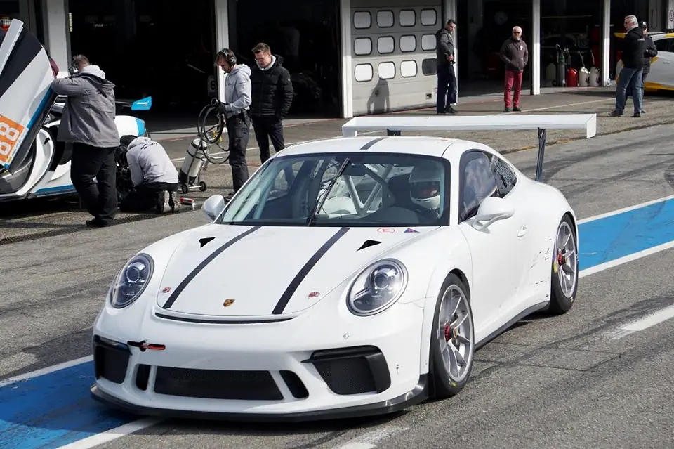 Porsche 991 GT3 Carrera CUP 2018 Test Hockenheimring