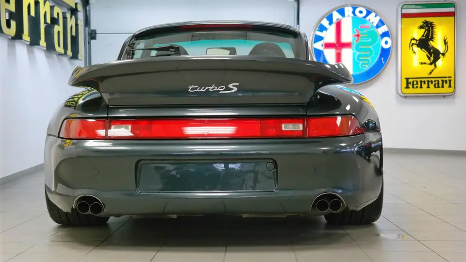 kaufe 993 Turbo mit K 24 Turbolader Werksleistungsgesteigert TURBO S Sportauspuff Sportkatalysator 100 Zeller