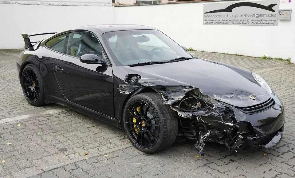 Porsche 997 GT3 Unfall Frontschaden rechts