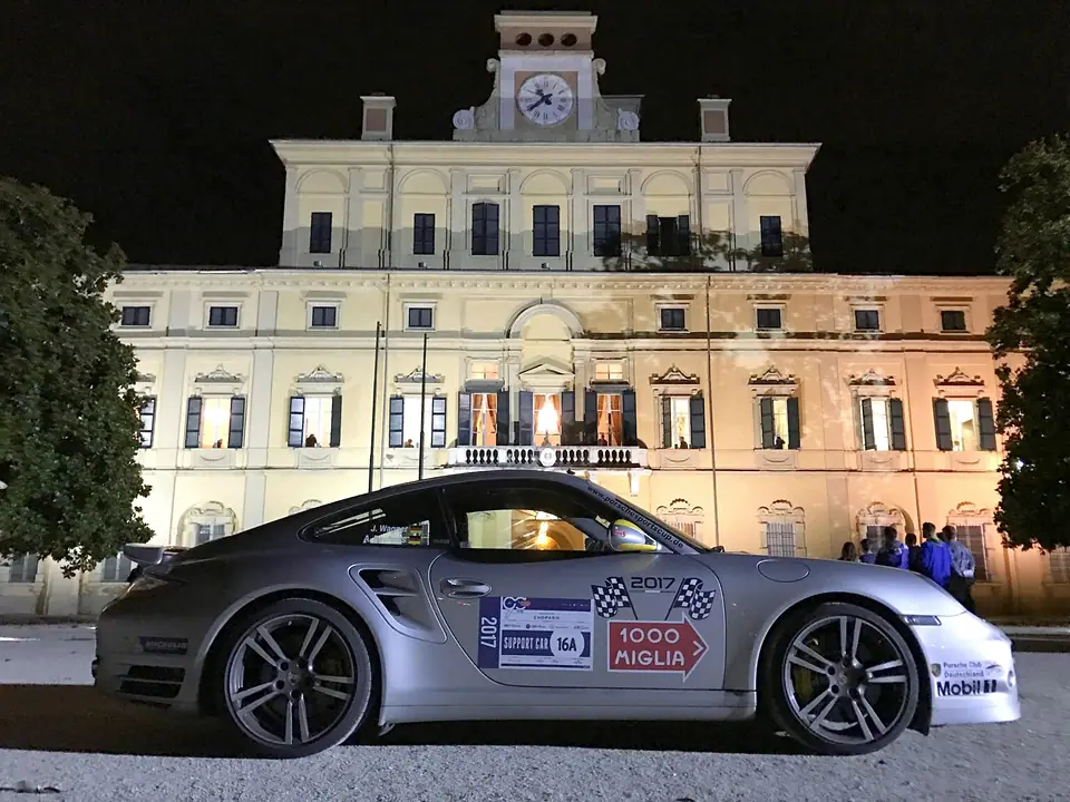 Alfred Bauhaus & Jörg Wagner im Porsche Turbo