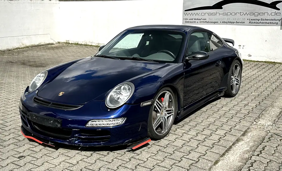 Wildunfall Porsche 997 Carrera S 3.8 Lapisblau