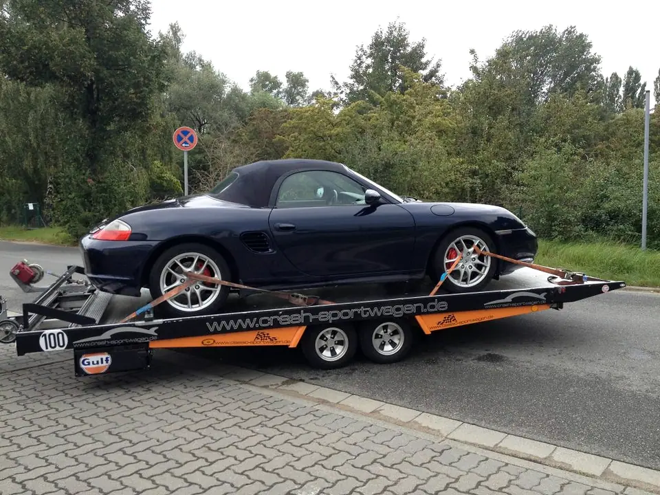 Porsche Boxster Unfall Abholung