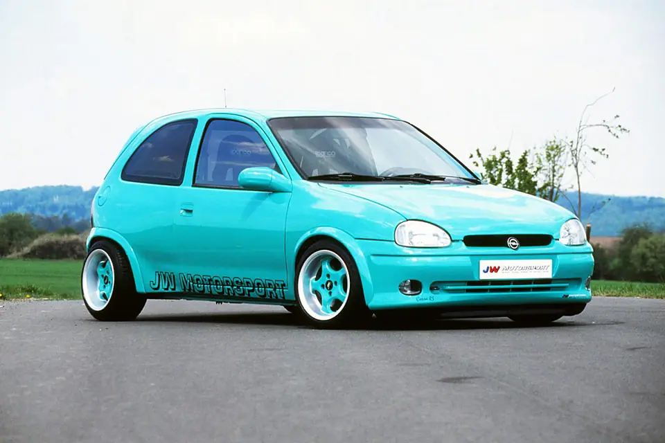 JW Motorsport Corsa B 16V Umbau 2.0L mit 200PS
